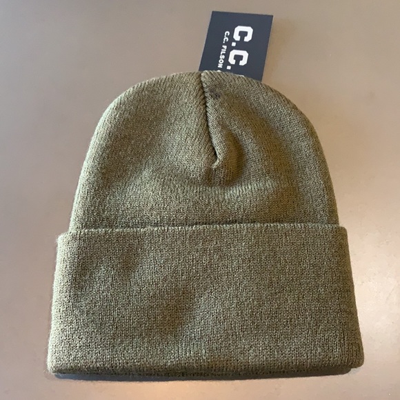 C.C.F. Filson - Watch Cap, Hat - Olive Drab Green - Sock, Beanie, Acryli… - Picture 2 of 3